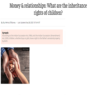 Money & relationships what are the inheritance rights of children