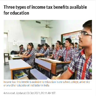 Three types of income tax benefits available for education