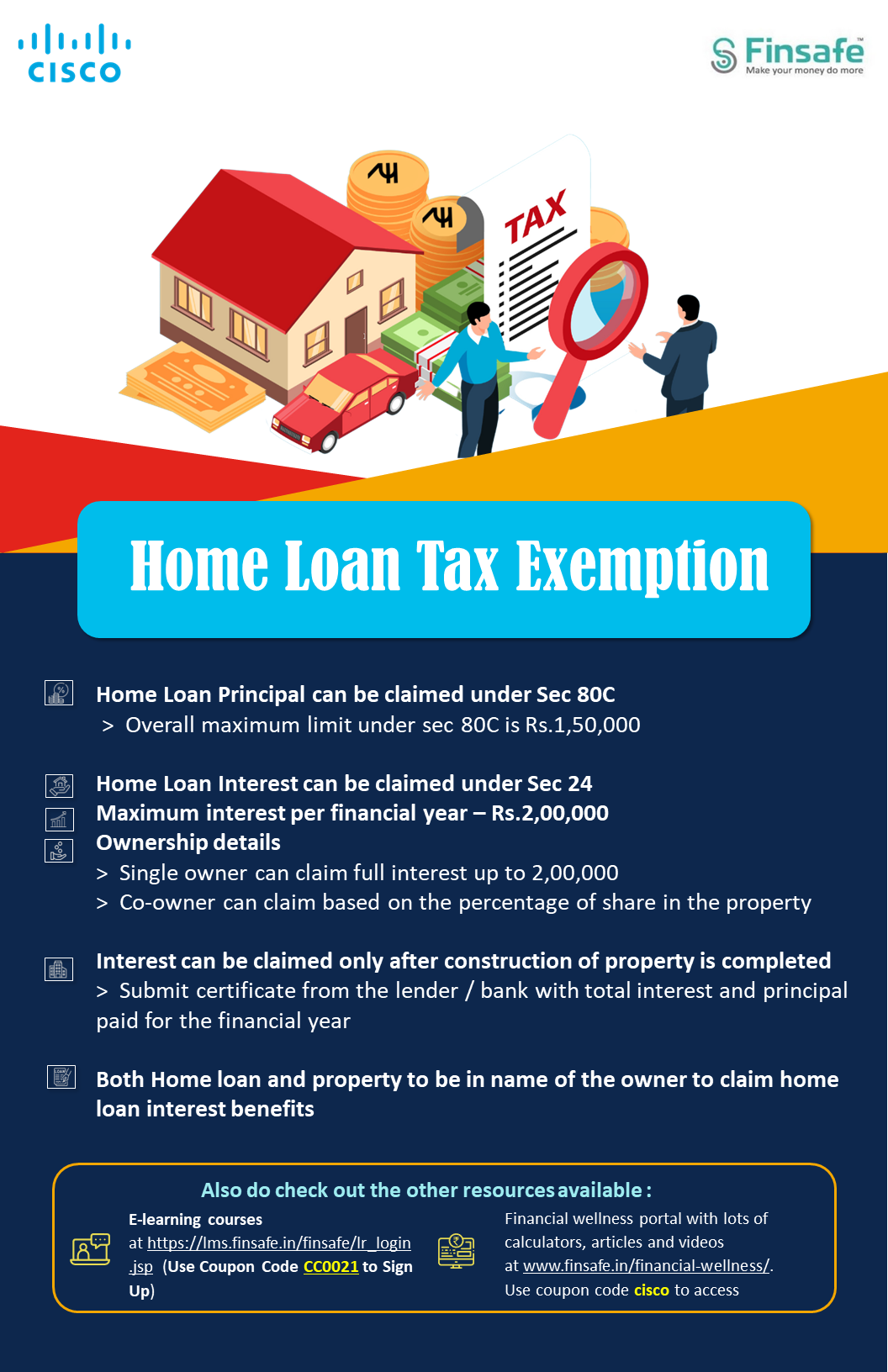 Week 1 - Home Loan Tax Exemption- cisco