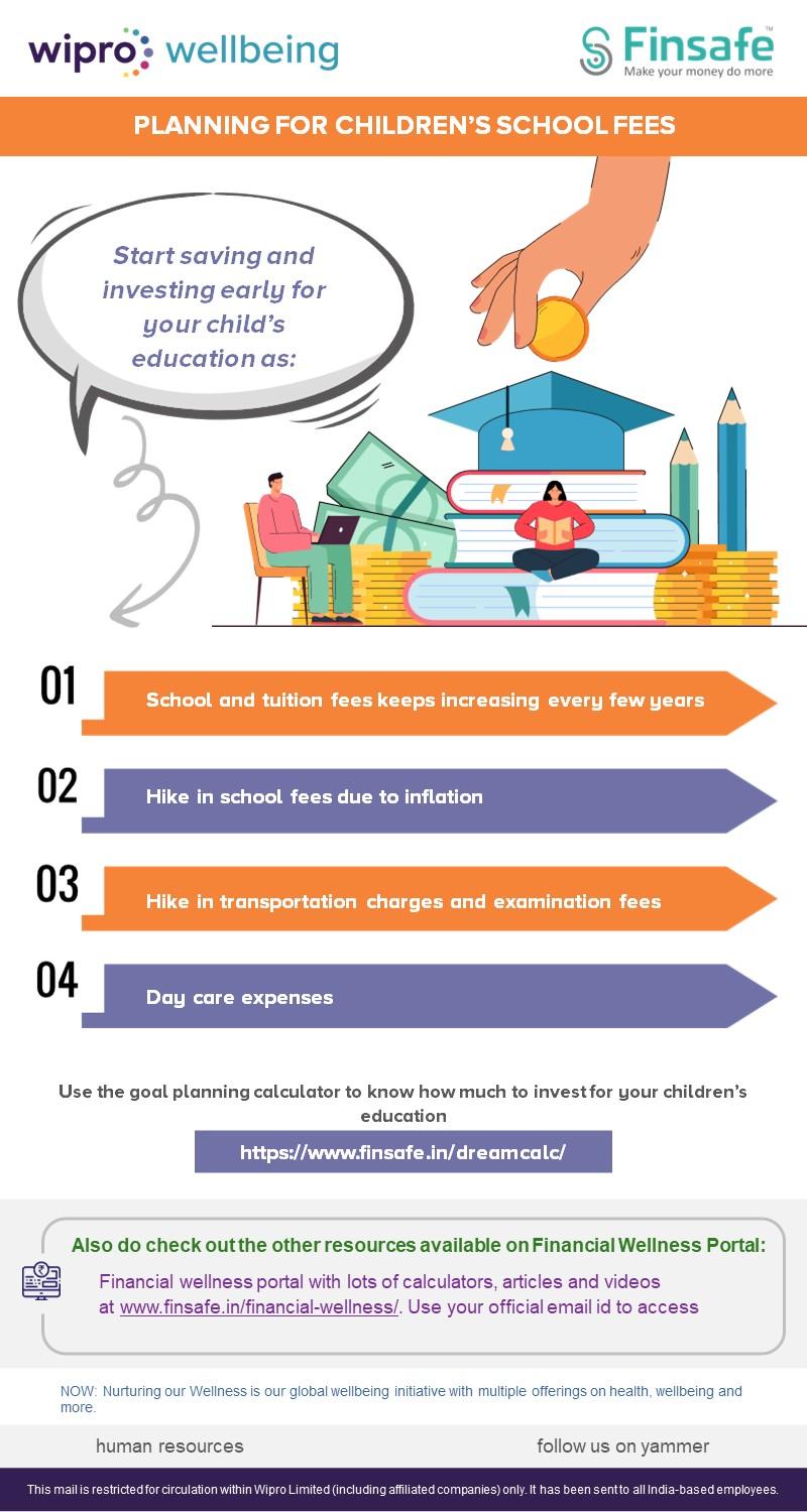 Week 1 - Planning for Children’s school fees - wipro