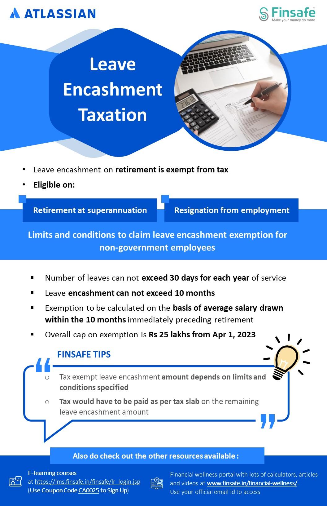 Week 2- Leave Encashment Taxation-atl