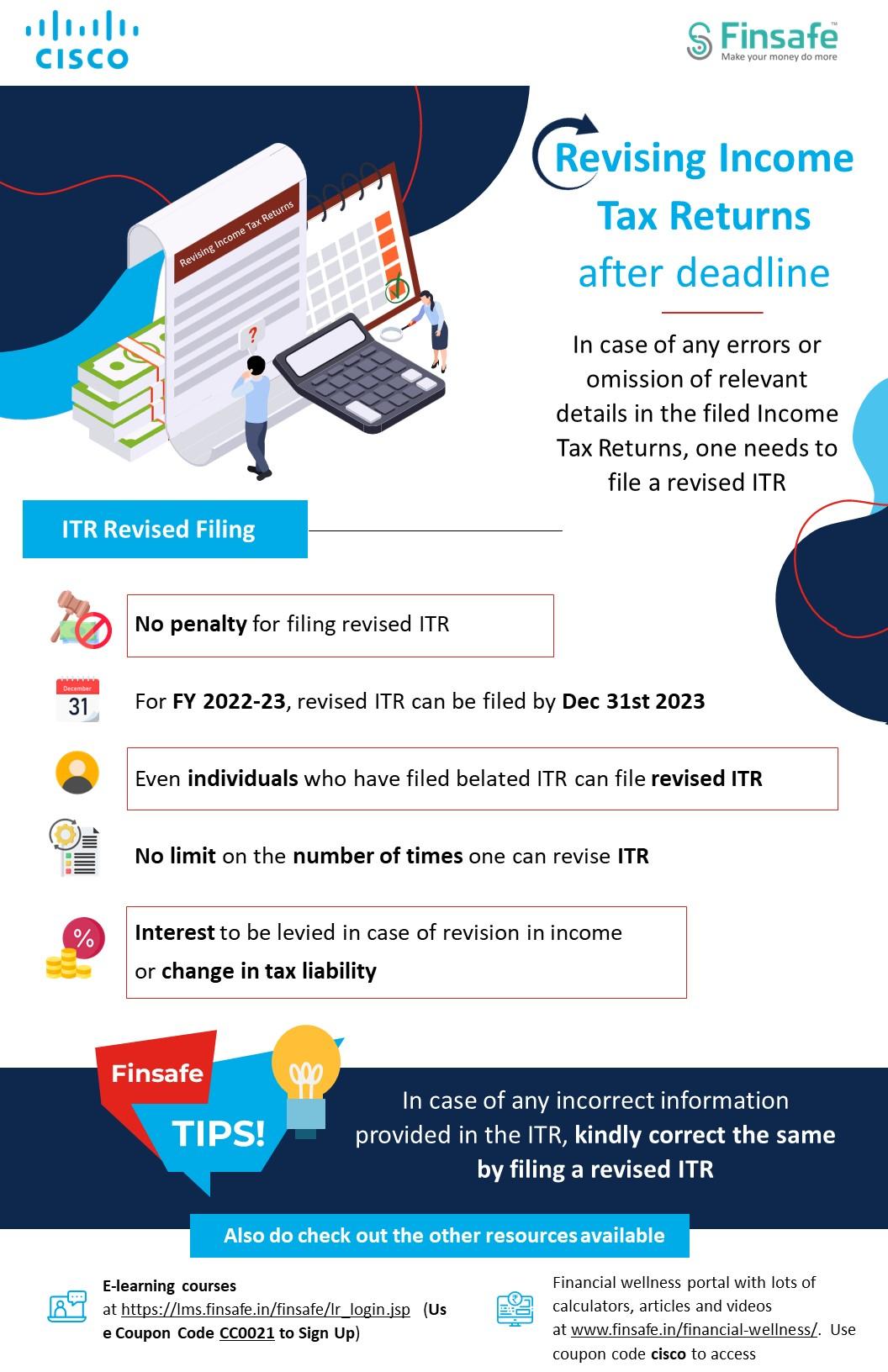 Week 2-Revising Income Tax Returns after deadline- Cisco