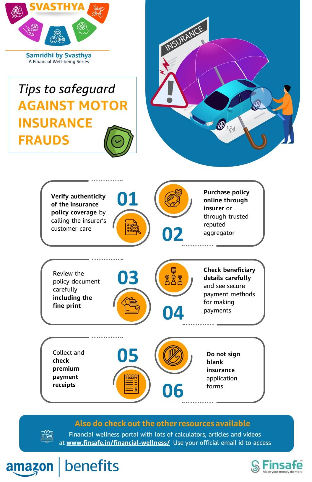 Week 1-Tips to safeguard against motor insurance frauds_Amazon