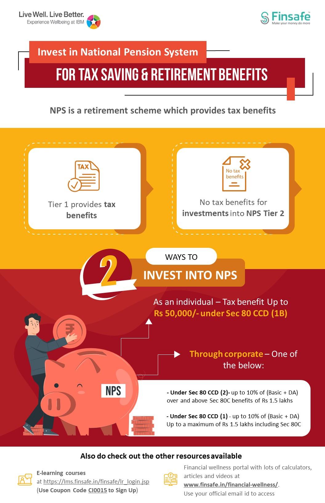 Week 2 - Invest in National Pension System for tax saving & retirement benefits- IBM