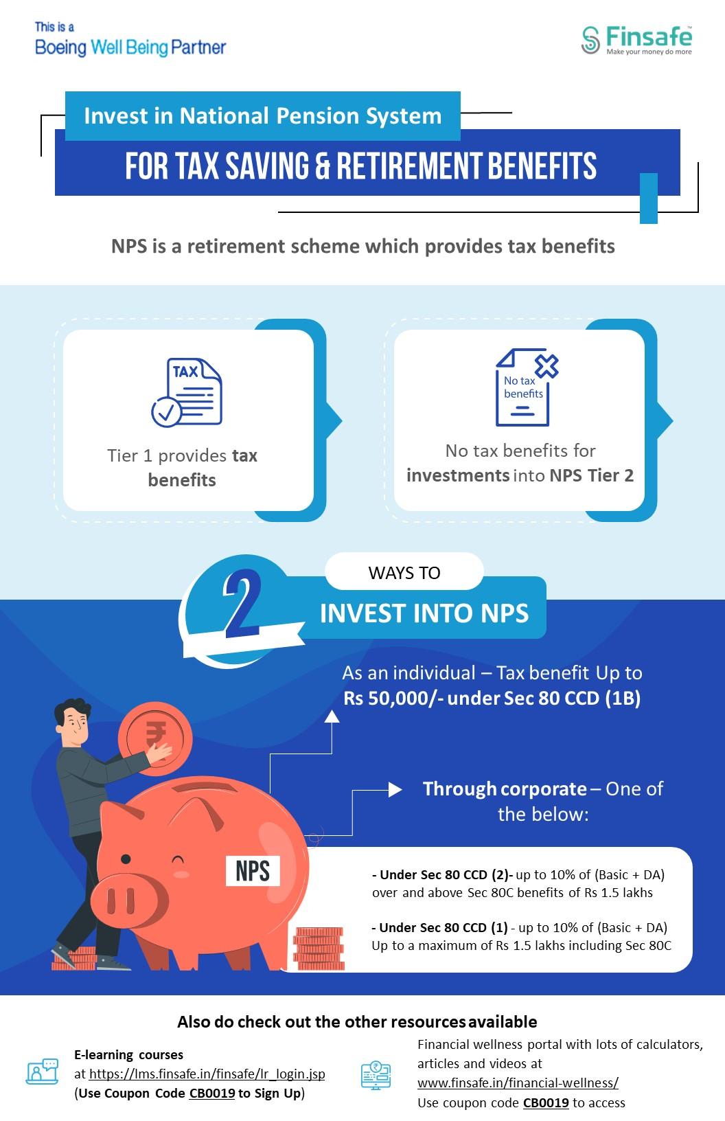 Week 2 - Invest in National Pension System for tax saving & retirement benefits- boeing