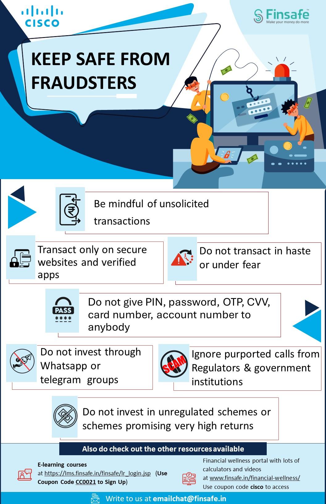 Week 1 - Keep Safe from Fraudsters