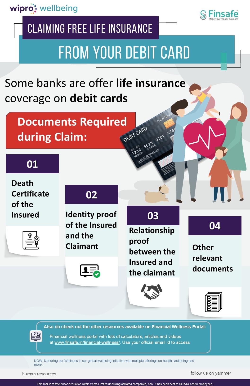 week 2 Claiming Free Life Insurance from Your Debit Card