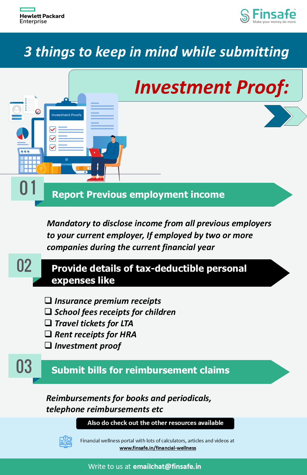 Tip 1 3 things to keep in mind while submitting investment proof