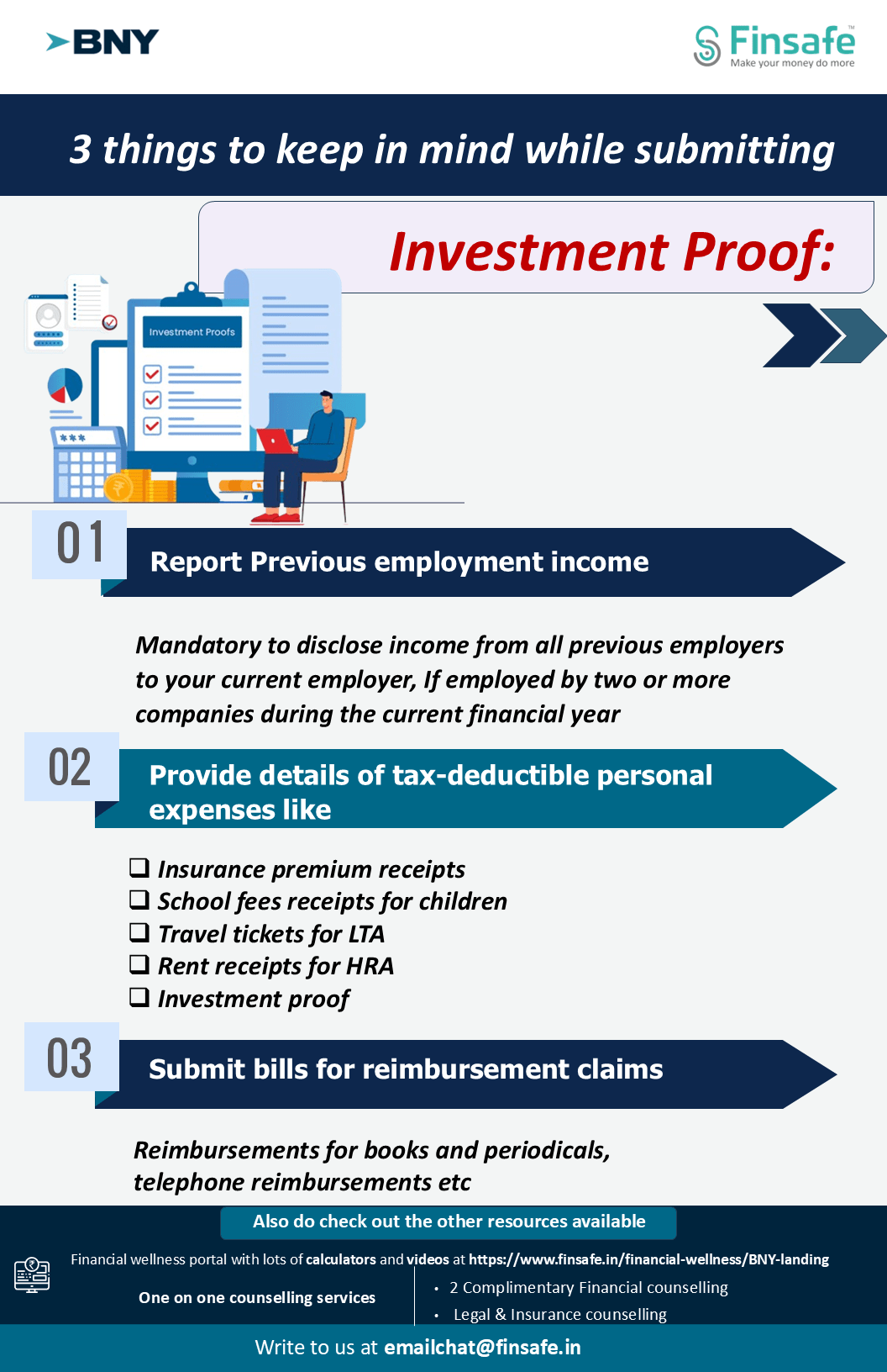 tip 1 3 things to keep in mind while submitting investment proof